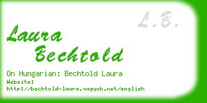 laura bechtold business card